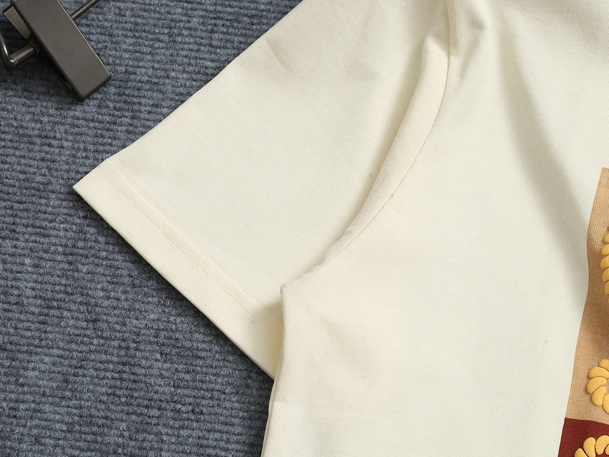 Alphabet Graffiti Splash Ink T shirt-2051