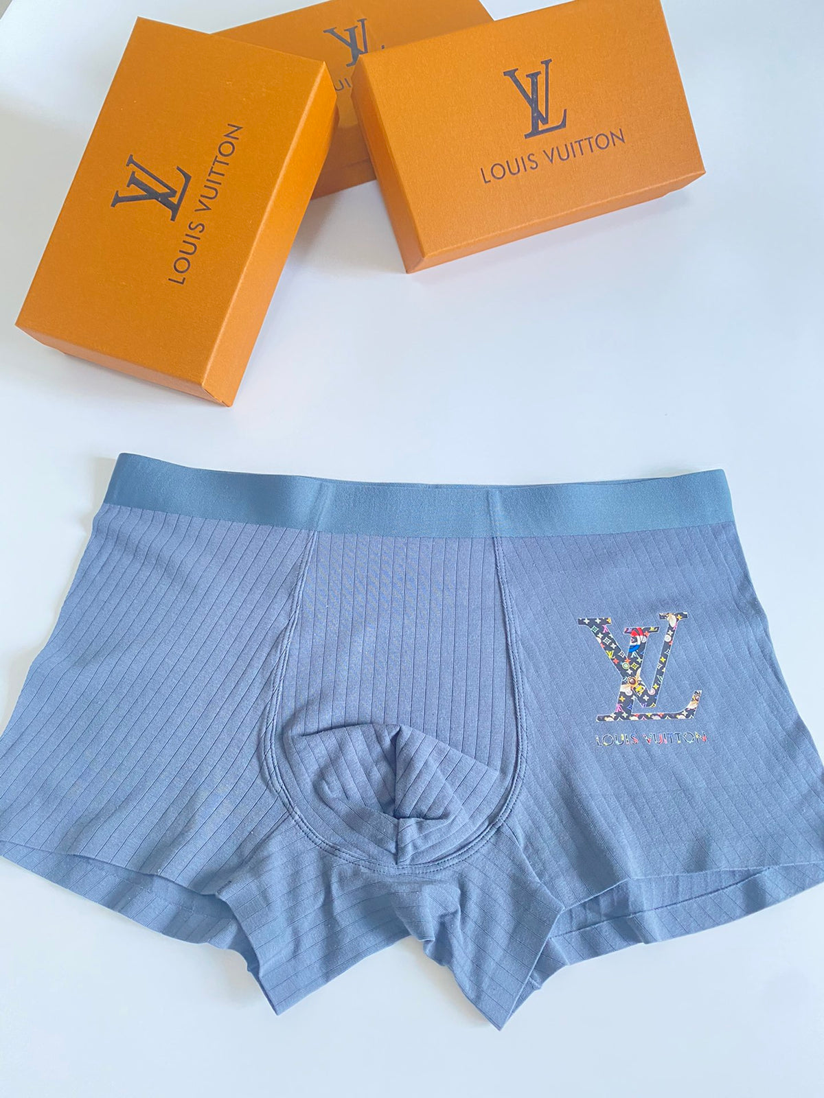 Men's Premium Cotton Boxer Briefs (3-Pack)-13