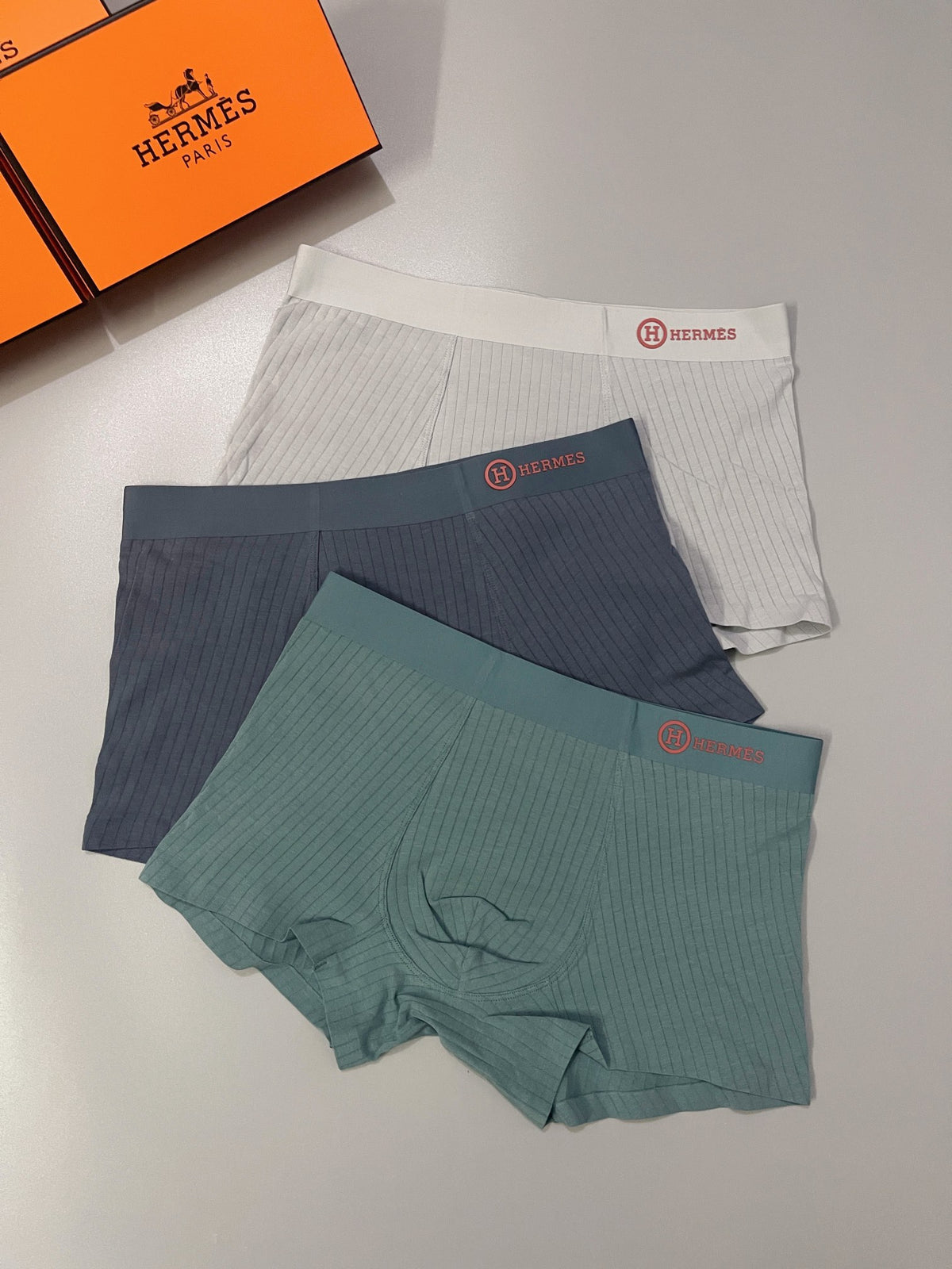 Men's Premium Cotton Boxer Briefs (3-Pack)-17