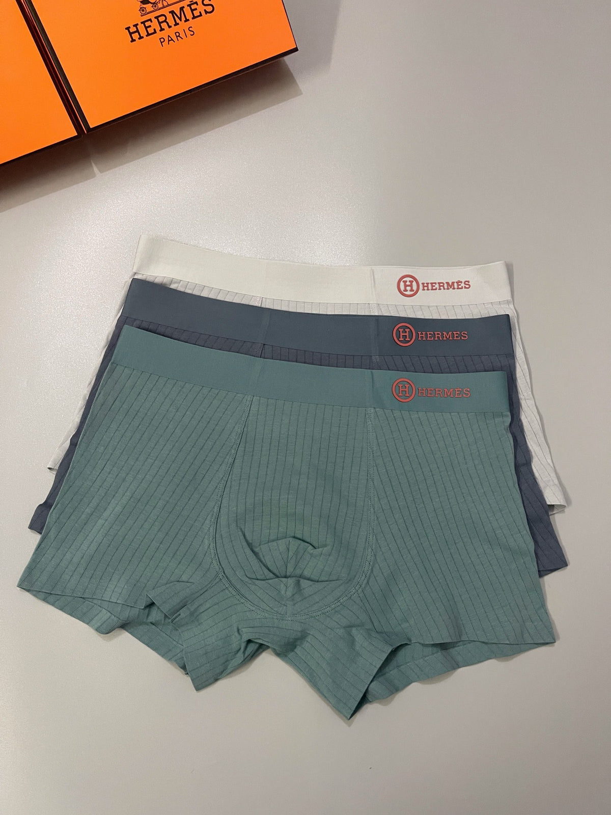 Men's Premium Cotton Boxer Briefs (3-Pack)-17