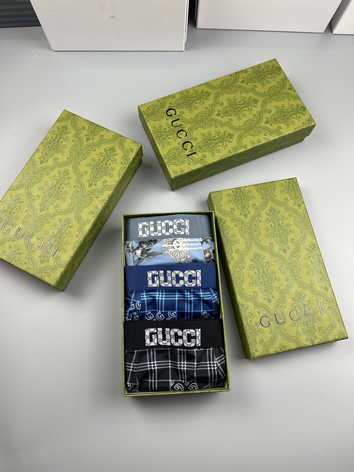 Men's Premium Cotton Boxer Briefs (3-Pack)-28