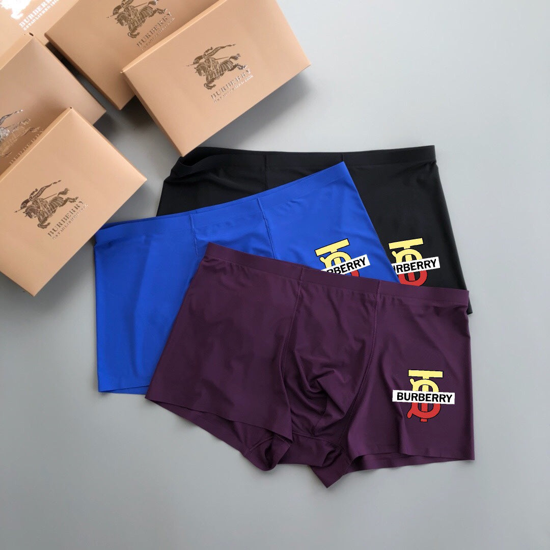 Men's Premium Cotton Boxer Briefs (3-Pack)-34