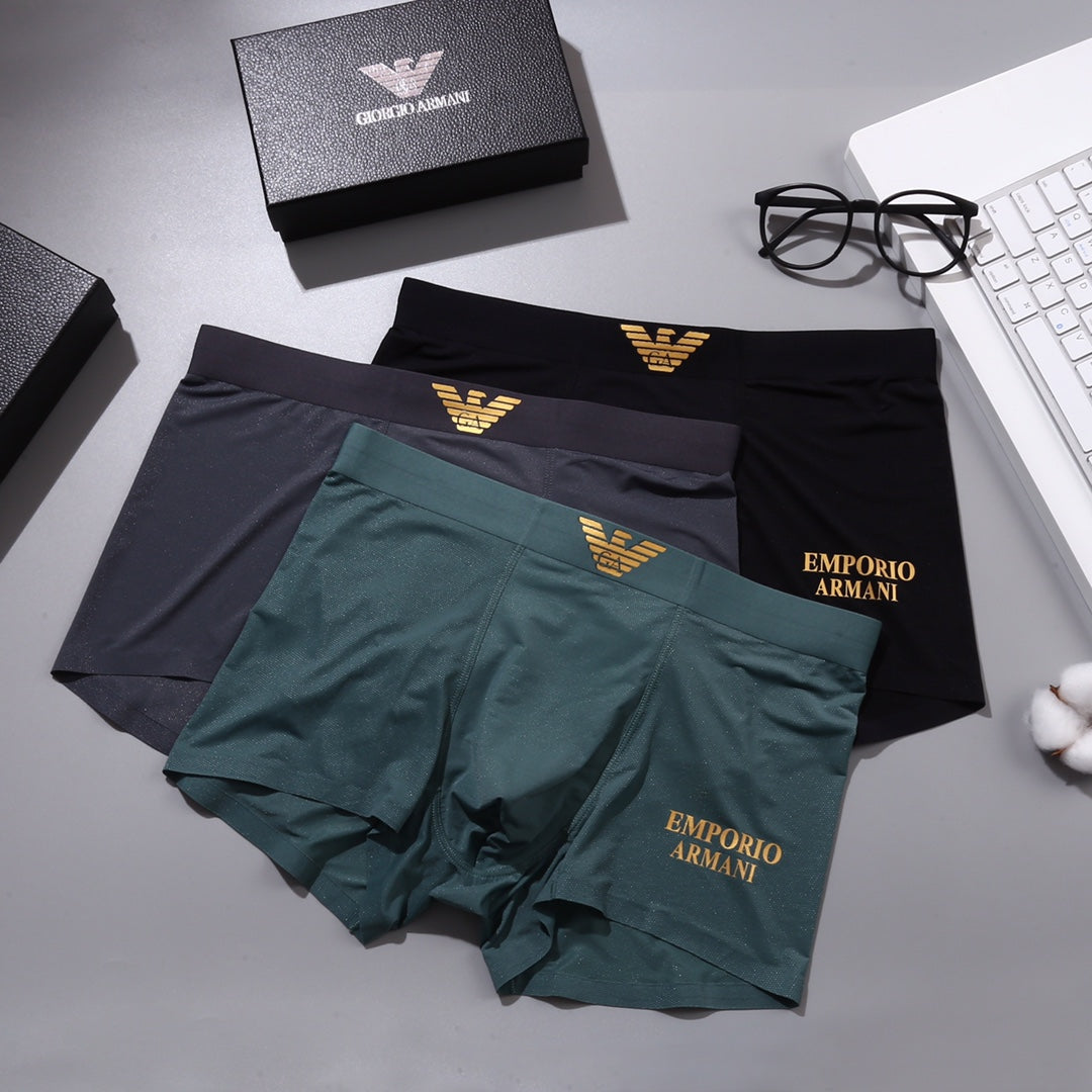 Men's Premium Cotton Boxer Briefs (3-Pack)-39