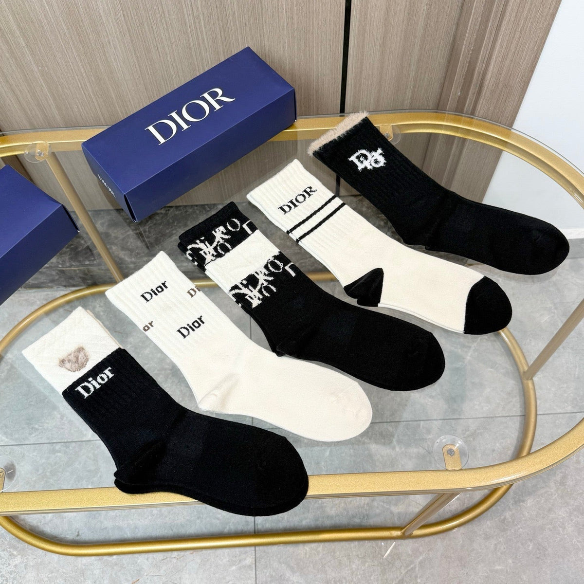 5-Pair Comfort Socks Set (1 BOX)-36