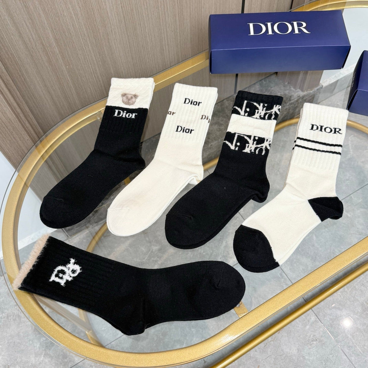 5-Pair Comfort Socks Set (1 BOX)-36