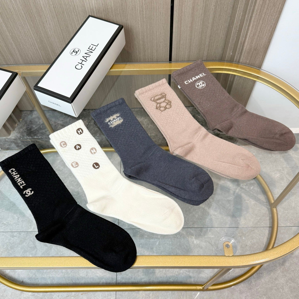 5-Pair Comfort Socks Set (1 BOX)-37