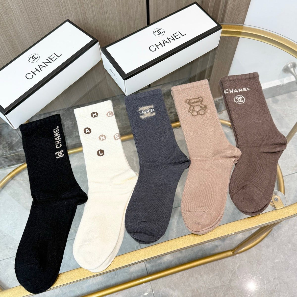 5-Pair Comfort Socks Set (1 BOX)-37