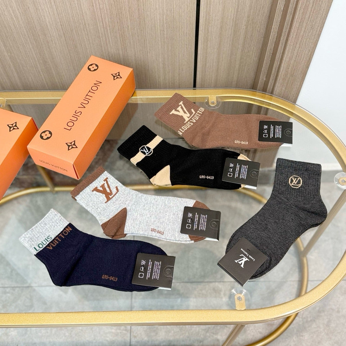 5-Pair Comfort Socks Set (1 BOX)-44