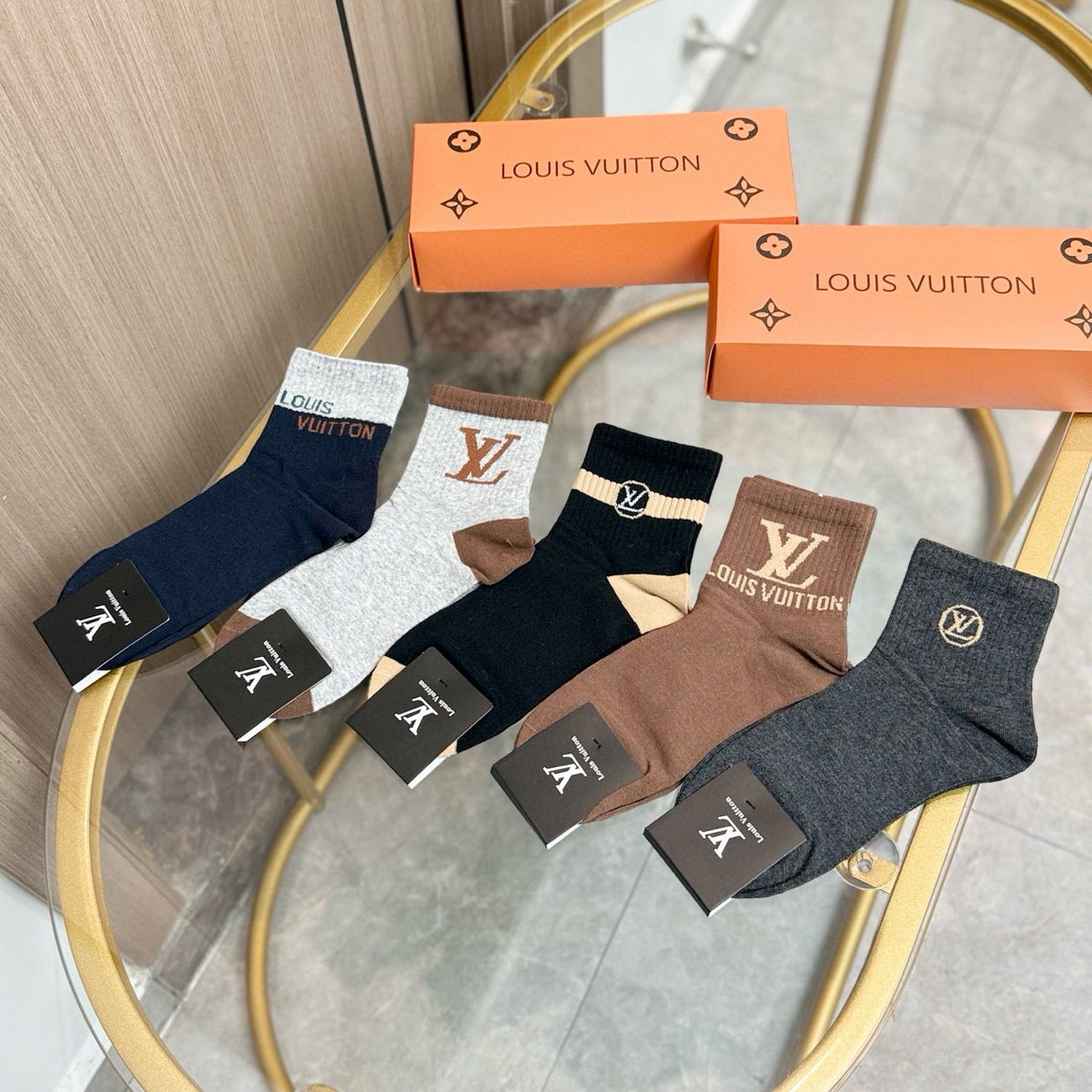 5-Pair Comfort Socks Set (1 BOX)-44